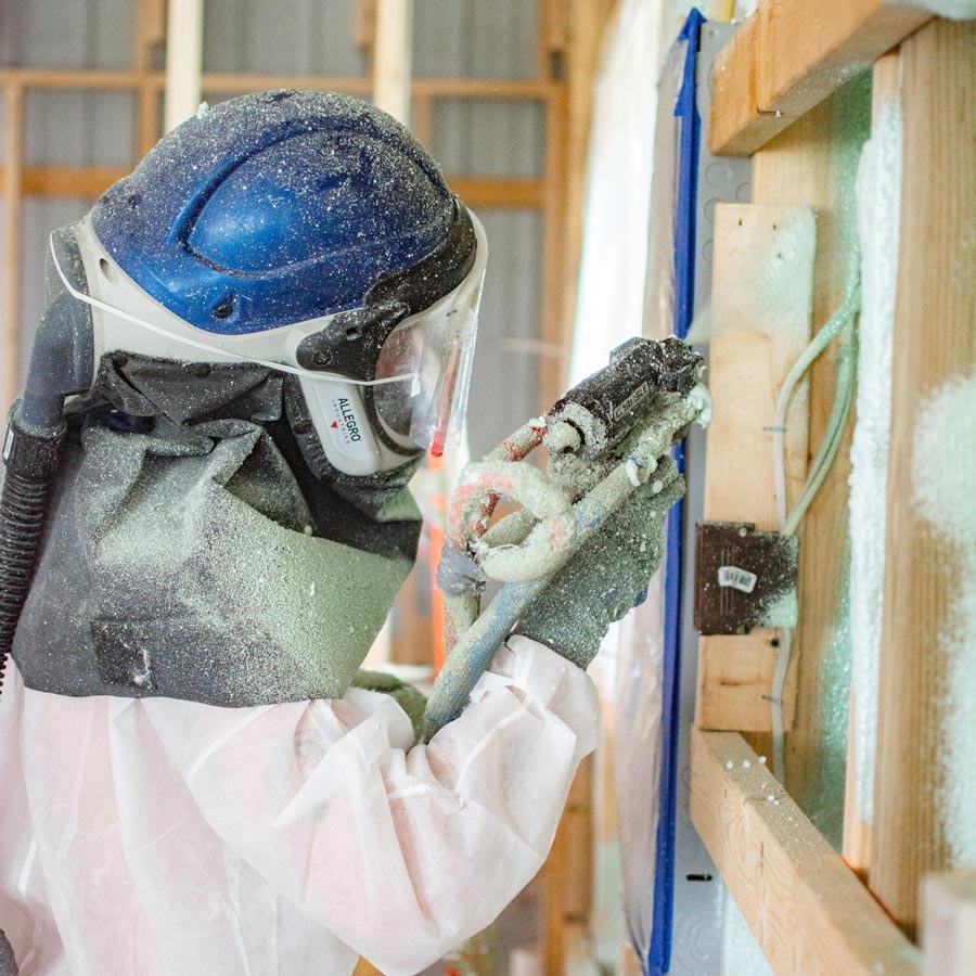 Insulating Tre-G Farms Store in Manlius, NY!